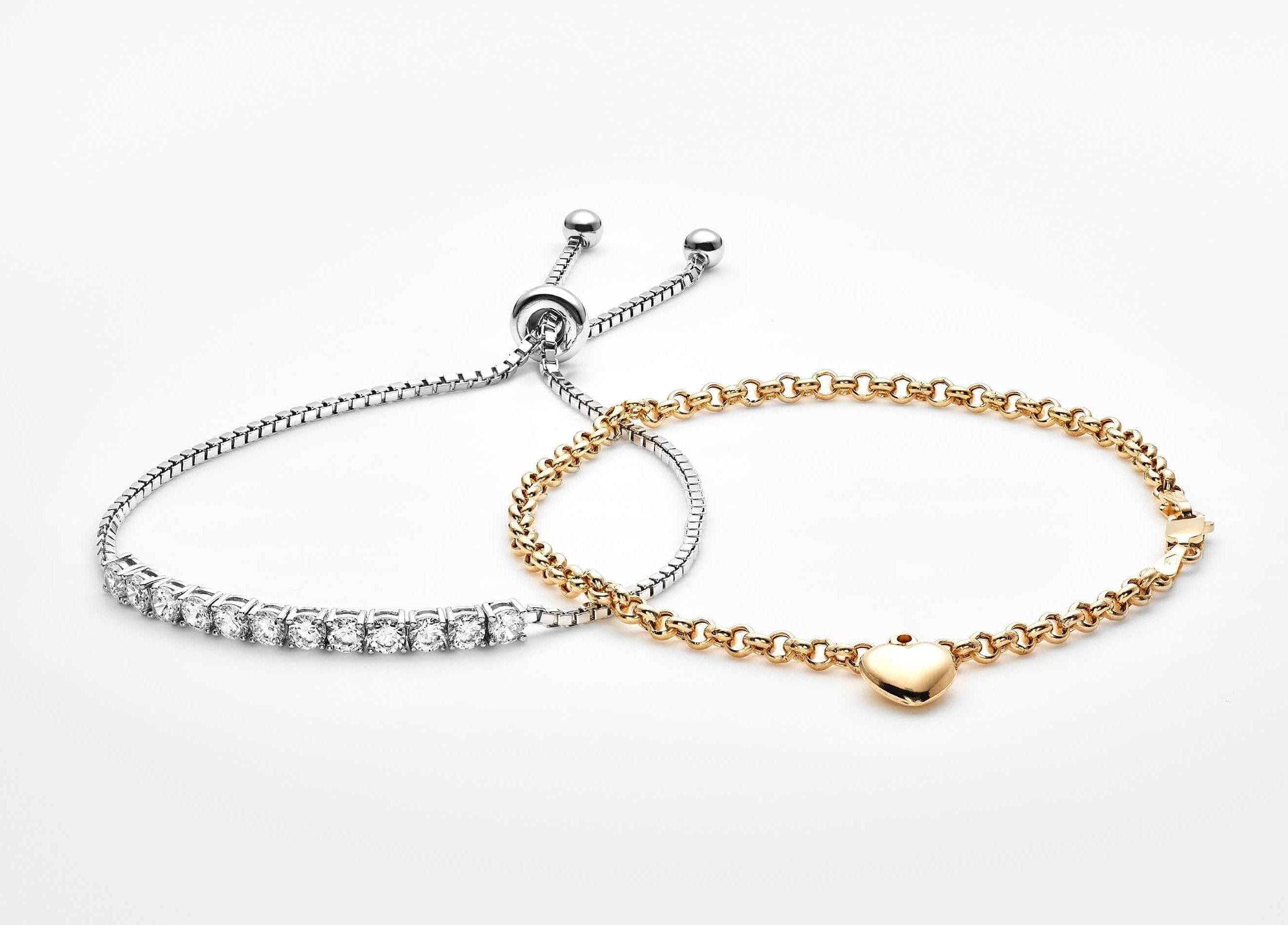 Cubic Zirconia Tennis Bracelet in Sterling Silver