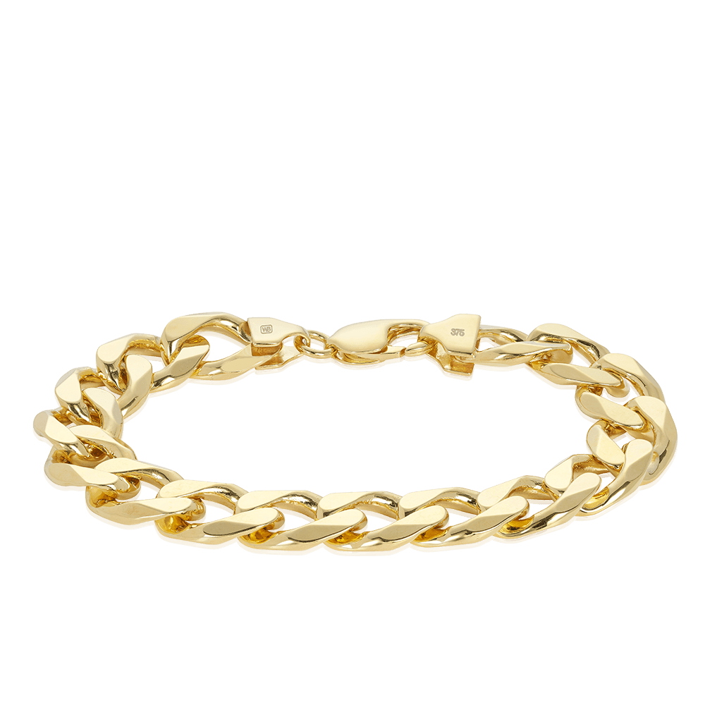 Curb Link Bracelet in 9ct Yellow Gold