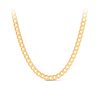 55cm Curb Pattern Solid Chain in 9ct Yellow Gold