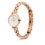 Daniel Wellington Petite Mini Arch 3-link White Rose Gold