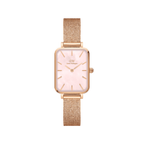 Daniel Wellington Quadro 20X26 Pressed Melrose Rose Gold Mother of Pearl Watch