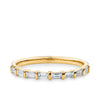 Diamond Baguette Wedding Ring in 9ct Yellow Gold TDW 0.33ct - Wallace Bishop