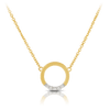Diamond Circle Pendant in 9ct Yellow Gold - Wallace Bishop