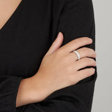 0.75ct TW Diamond Pavè Dress Ring in 18ct White and Yellow Gold