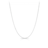45cm Diamond Cut Curb Link Chain in Sterling Silver
