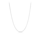 Diamond Cut Curb Link 45cm Chain in Sterling Silver