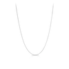 45cm Diamond Cut Curb Link Chain in Sterling Silver