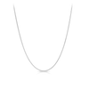 50cm Diamond Cut Curb Link Chain in Sterling Silver