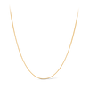 45cm Diamond Cut Curb Link Chain in 9ct Yellow Gold