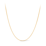 45cm Diamond Cut Curb Link Chain in 9ct Yellow Gold
