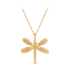 Diamond Dragonfly Pendant in 9ct Yellow Gold - Wallace Bishop