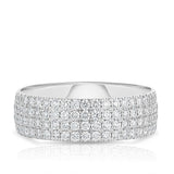 Diamond Dress Ring in 18ct White Gold TGW 1.01ct - Wallace Bishop