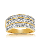 Diamond Dress Ring in 9ct Yellow Gold - Wallace Bishop