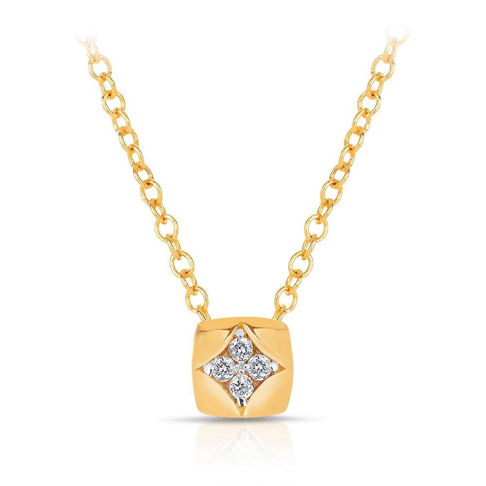 Diamond Pendant in 9ct Yellow Gold TGW 0.07ct - Wallace Bishop