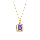 Diamond Pendant in 9ct Yellow Gold - Wallace Bishop