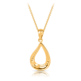 Diamond Set Pendant in 9ct Yellow Gold TGW 0.029ct