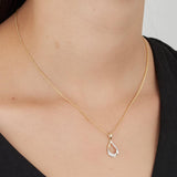 Diamond Set Pendant in 9ct Yellow Gold TGW 0.029ct