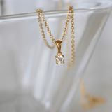0.25ct TW Diamond Solitaire Pendant in 9ct Yellow Gold