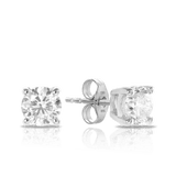0.70ct TW Diamond Stud Earrings in 9ct White Gold