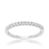 Diamond Wedding & Anniversary Band in 18ct White Gold