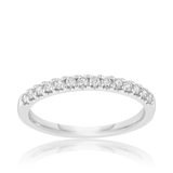 Diamond Wedding & Anniversary Band in 18ct White Gold