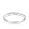 Diamond Wedding & Anniversary Band in 18ct White Gold