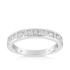 Diamond Wedding & Anniversary Band in 18ct White Gold