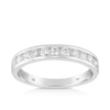 Diamond Wedding & Anniversary Band in 18ct White Gold