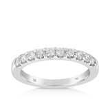 Diamond Wedding & Anniversary Band in 18ct White Gold