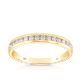 0.25ct TW Diamond Wedding & Anniversary Band in 18ct Yellow Gold