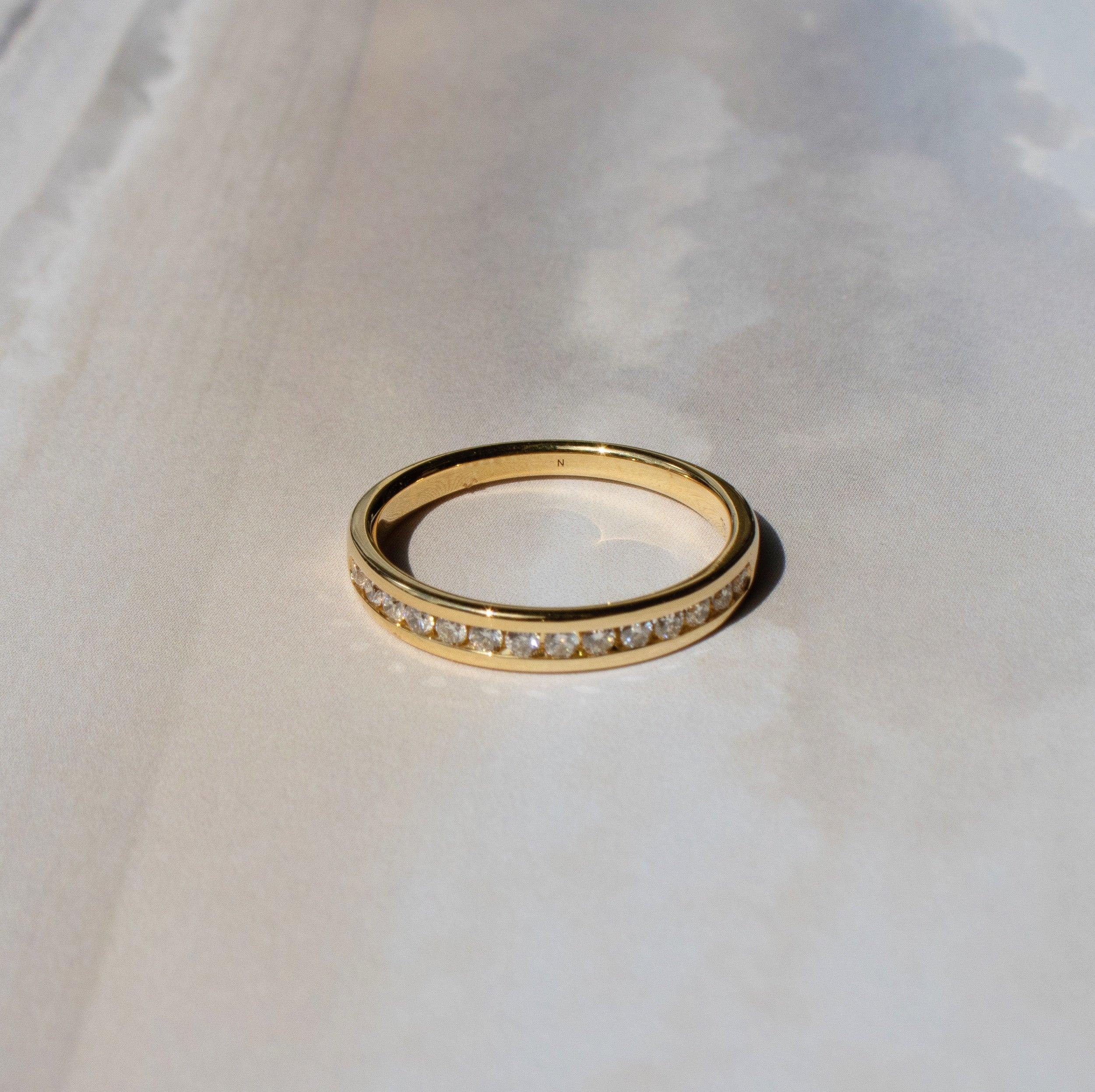 0.25ct TW Diamond Wedding & Anniversary Band in 18ct Yellow Gold
