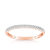 Diamond Wedding & Anniversary Band in 9ct Rose Gold