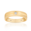 Diamond Wedding Band in 9ct Yellow Gold