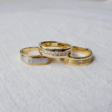 Diamond Wedding Band in 9ct Yellow Gold
