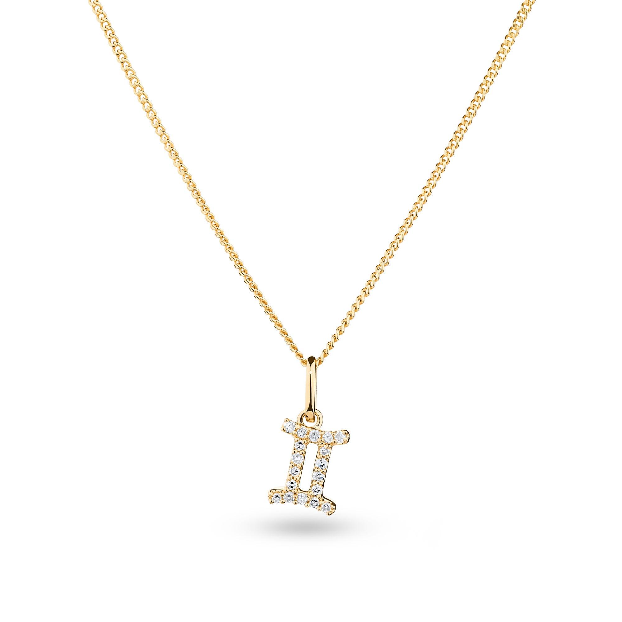 Diamond Zodiac Star Sign Pendant in 9ct Yellow Gold - Wallace Bishop