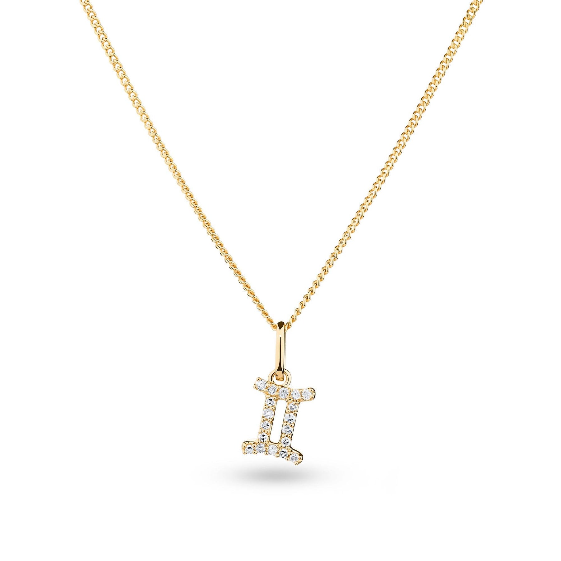 Diamond Zodiac Star Sign Pendant in 9ct Yellow Gold - Wallace Bishop