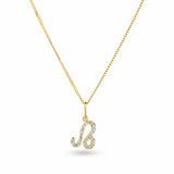 Diamond Star Sign Pendant in 9ct Yellow Gold