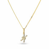 Diamond Star Sign Pendant in 9ct Yellow Gold
