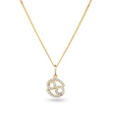 Diamond Star Sign Pendant in 9ct Yellow Gold