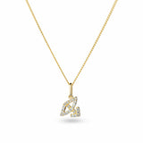 Diamond Star Sign Pendant in 9ct Yellow Gold