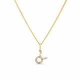 Diamond Star Sign Pendant in 9ct Yellow Gold