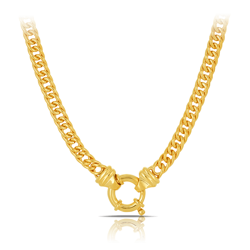 Mens double 2025 gold chain