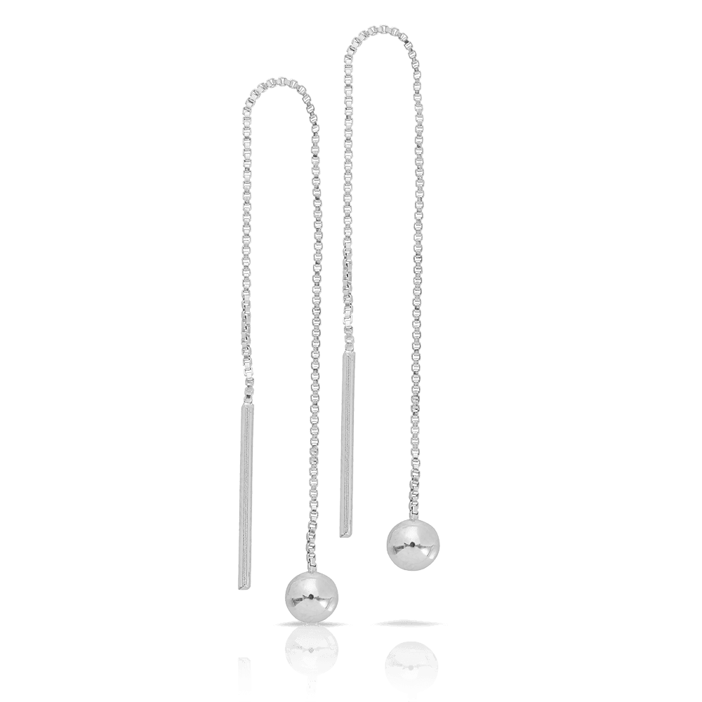 Drop Earrings in Sterling Silver
