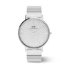 Daniel Wellington Classic Piano Link Silver Unitone Watch