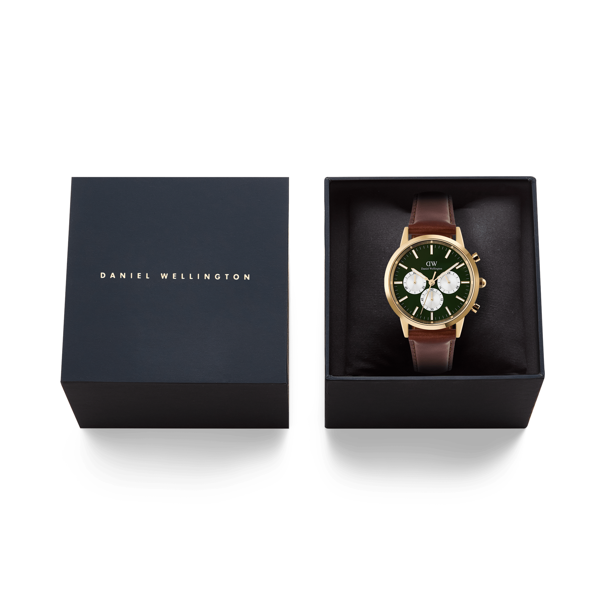 Daniel Wellington Iconic ChronographSt Mawes Emerald Panda Gold