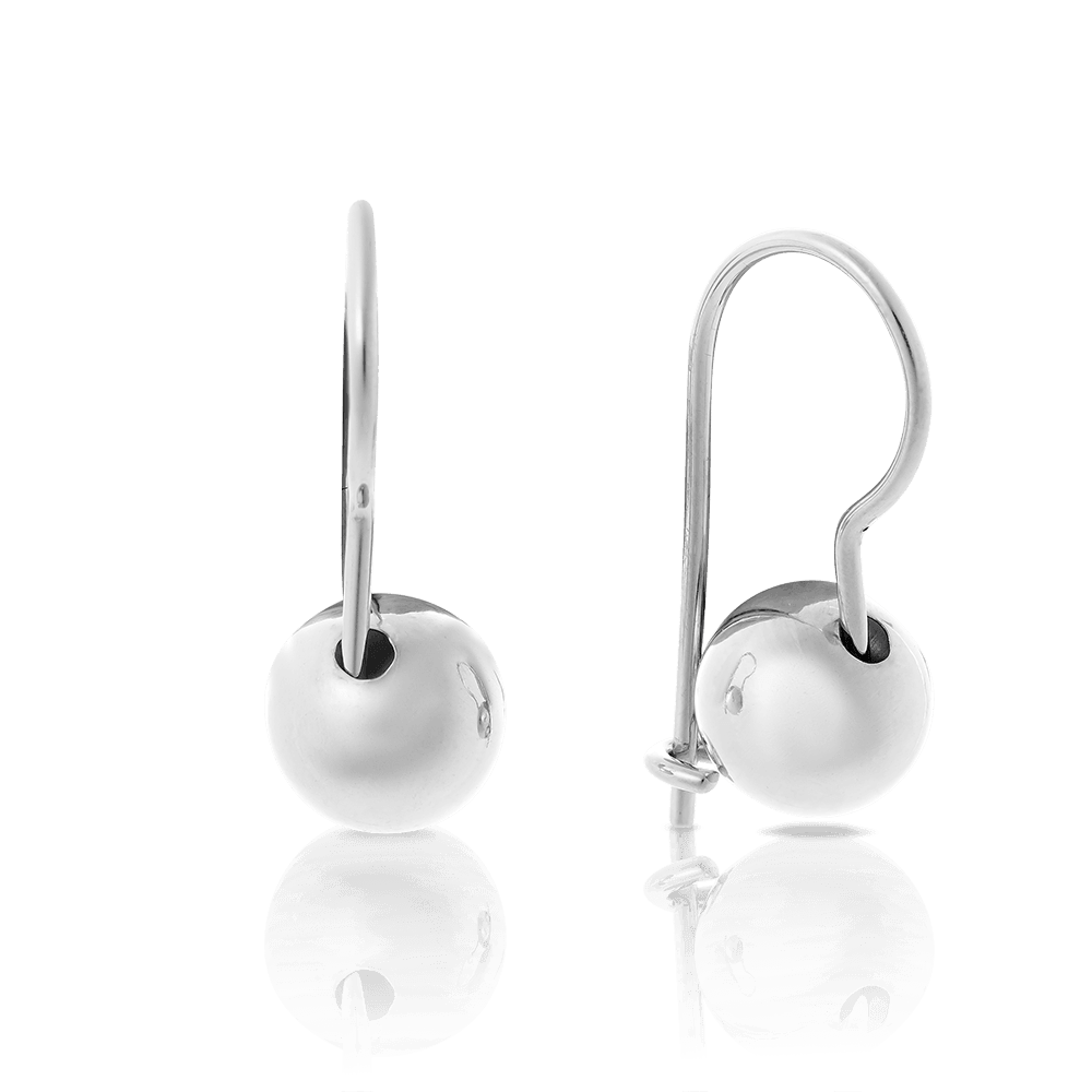 Euroball Earrings in Sterling Silver - Wallace Bishop
