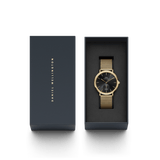 Daniel Wellington Classic Multi-Eye 40 Evergold G Onyx Watch