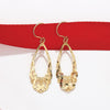 Fancy Filigree Drop Earrings in 9ct Yellow Gold