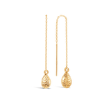 Filigree Drop Earrings in 9ct Yellow Gold - Wallace Bishop