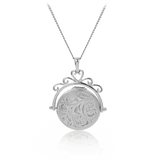 Filigree Locket in Sterling Silver
